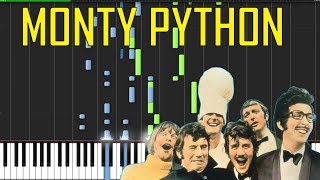 Celebrity Monty Python Theme Piano Tutorial - Chords - How To Play - Cover Net Worth