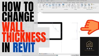 How to Change Wall Thickness in Revit | Revit Tutorials