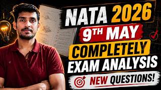 Suddenly few New Questions in NATA Exam | 9th May NATA Complete Analysis #nata2026 #nataentrancexam