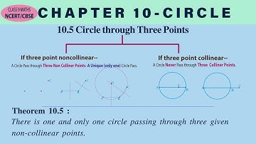 Class 9 Maths | Chapter 10 | Circles | Theorem 10.5 | NCERT | CBSE | Free Maths Classes 9