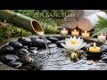Relaxing Piano Music & Flowing River 🌊 Calm Background Audio for Stress Relief