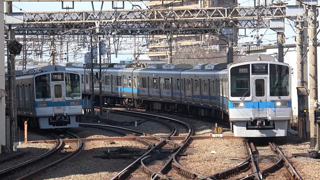 【小田急江ノ島線撮影記2022.03.07】藤沢駅 発着集