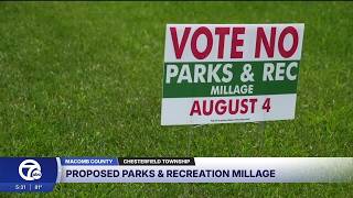 Chesterfield Township Parks and Rec Millage divides residents over tax burden