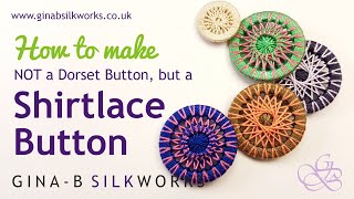 How to make a shirtlace button (not a Dorset Button)  a zwirnknopfe ring button