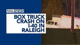 I-40 reopens in Raleigh after truck crash near Jones Sausage Road
