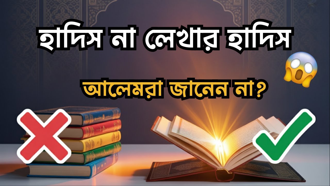 হাদিস না লেখার হাদিস - এটা সত্যি নাকি মিথ্যা? ইসলামের ইতিহাসে সবচেয়ে বড় রহস্য |