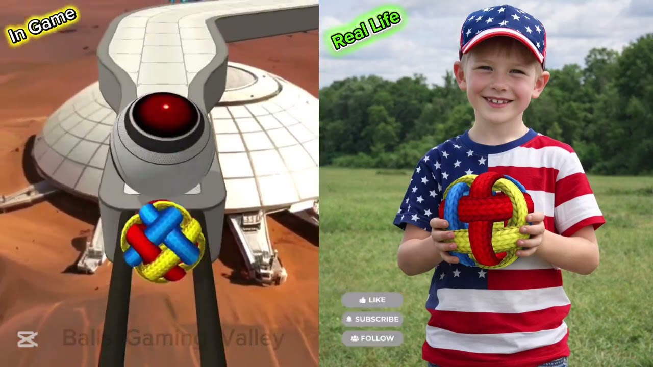 GOING BALLS GAME ⚽ 🏆 ⚽ IN GAME VS REAL LIFE VS CHALLENGE VS FOCUS ON THE WIN VS BALLS GAMING VALLEY