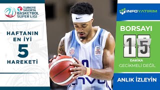 İnfo Yatırım Türkiye Sigorta Basketbol Süper Ligi 21. Hafta Top 5 Hareket