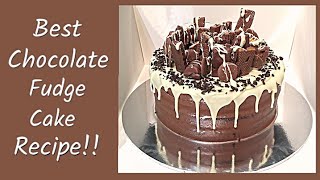 Hi there! in this video i show you how to make my decadent and
amazingly moist chocolate fudge cake recipe!! guarantee that is the
most heavenly c...