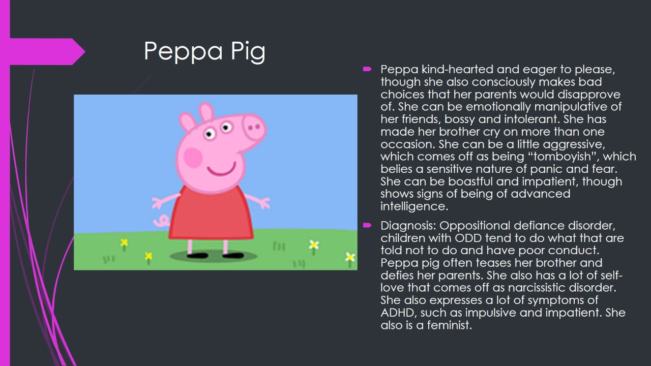 Peppa Pig Psych Analysis