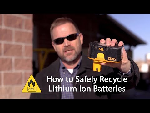Recycle Single Use Lithium Batteries
