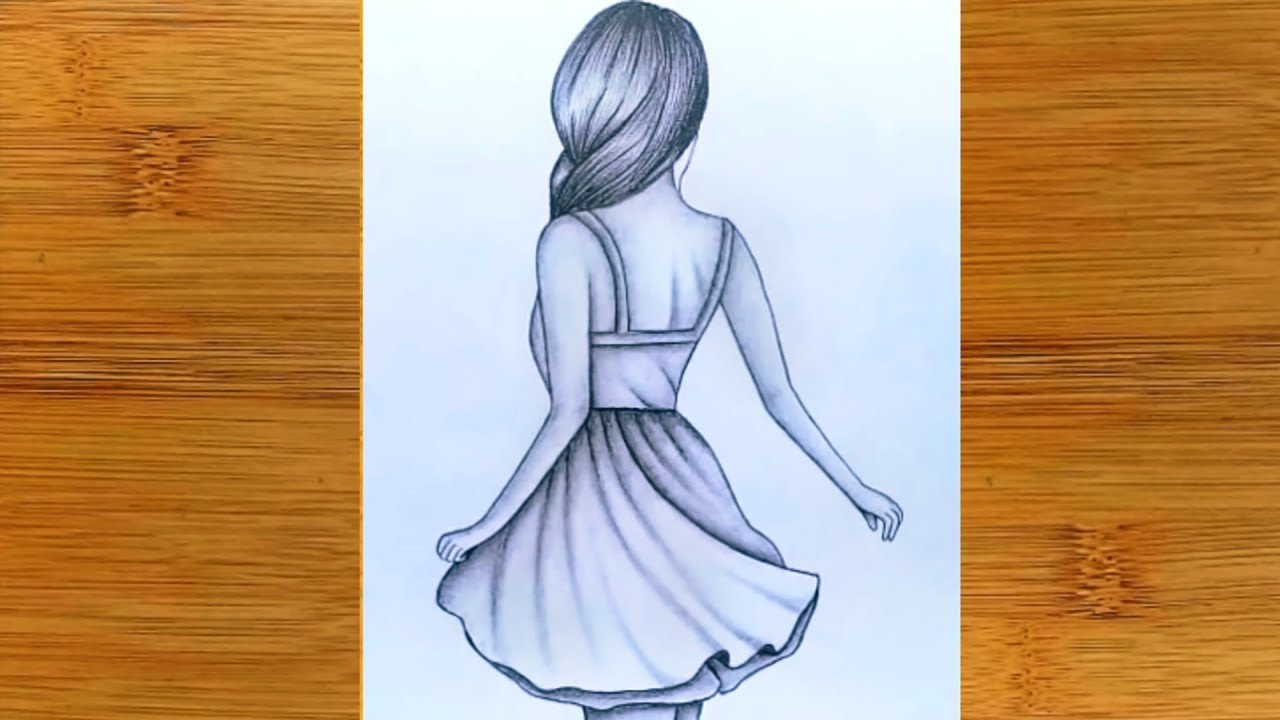 Featured image of post Easy Drawing Ideas For Girls Back Side