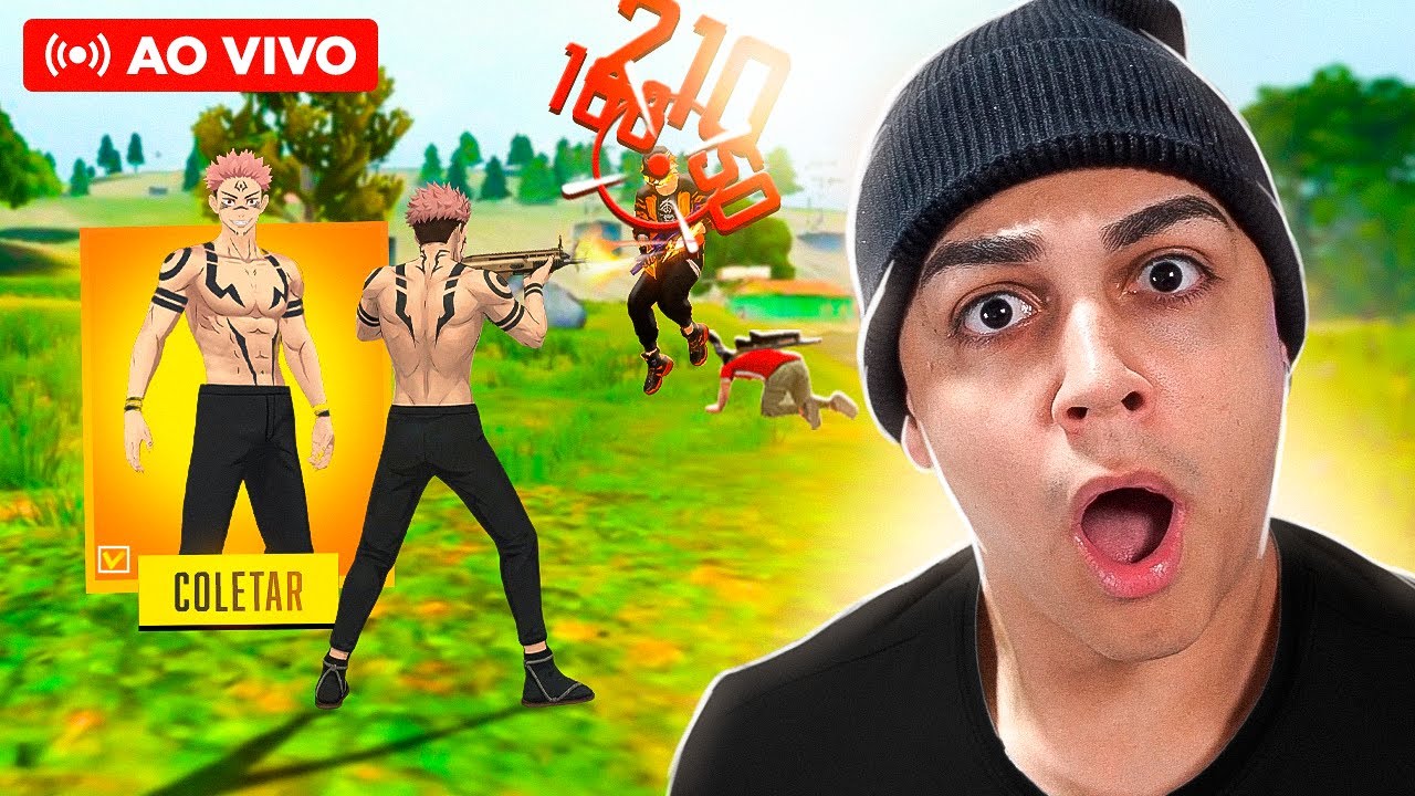 💙 SUKUNAAAAAAAAAAAA!! 💙 FREE FIRE AO VIVO 💙 FREITAS ON