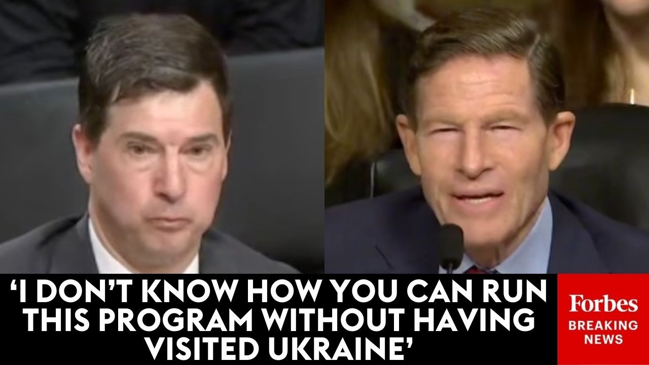 Richard Blumenthal Rips DoD Official To His Face For Not Visiting Ukraine Since Start Of War