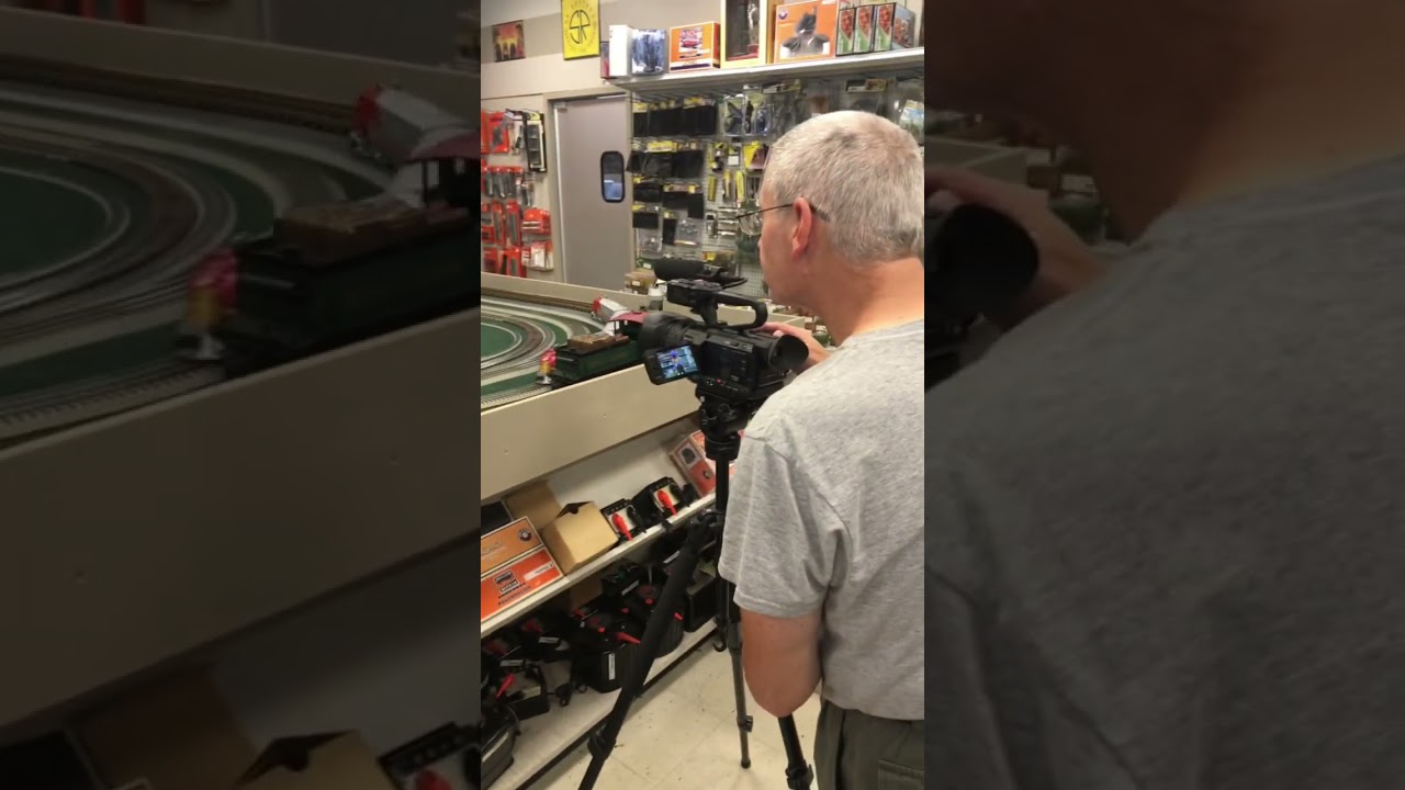 Skratch getting his “Choo choo” train ride.