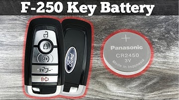 How To Replace A 2017 - 2024 Ford F-250 Remote Key Fob Battery - Remove & Change F250 Key Batteries