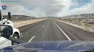 BigRigTravels LIVE | Mentmore to near Mesita, NM (4/4/23 10:36 AM)