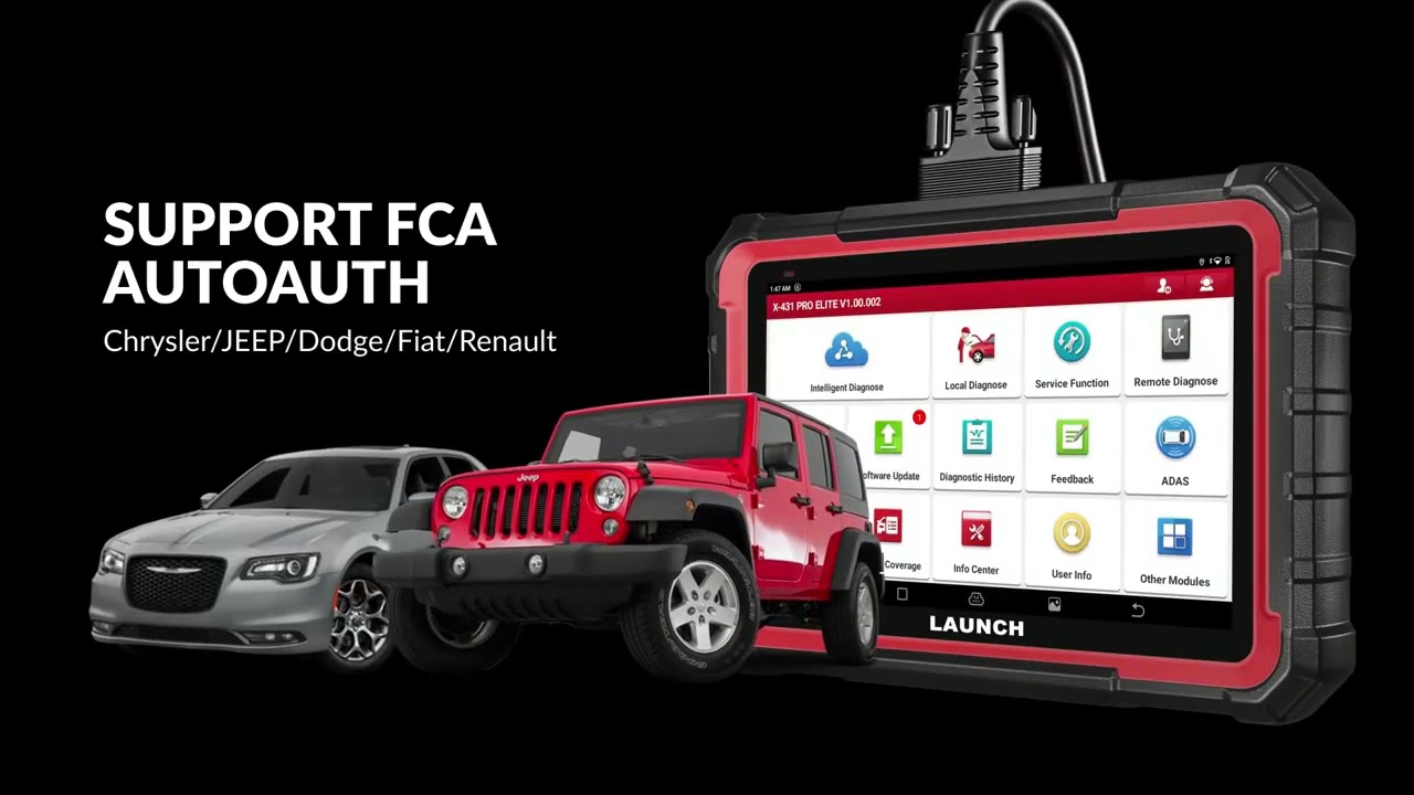 LAUNCH X431 PRO ELITE 8 inch Car Diagnostic Tools Auto OBD OBD2