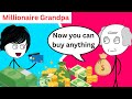 When a Gamer&#39;s Millionaire Grandpa comes home