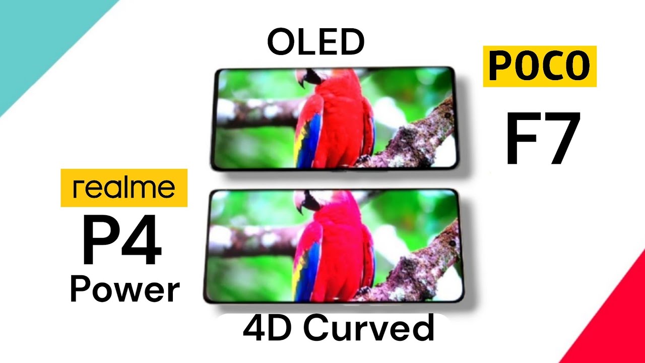 Poco P4 Realme P4 Power vs POCO F7 Display Comparison 🔥🔥🔥 #pocof7 # ...