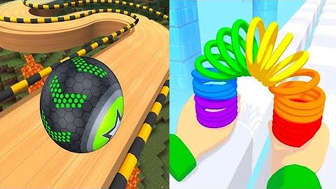 Going Balls VS Toy Spring - All Levels SpeedRun Gameplay Android iOS Ep1