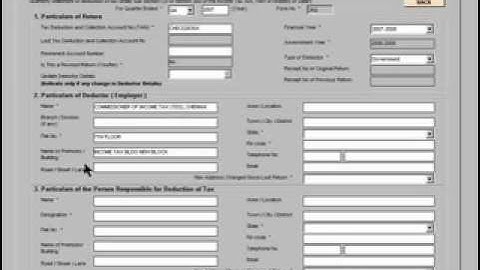 How to prepare e-TDS return_Step2_ Form.flv