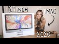 27 INCH IMAC 2020 UNBOXING + SET UP