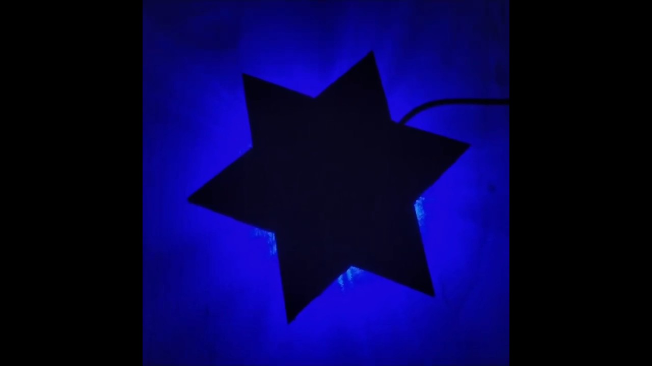 Amazing World Cheapest  Cardboard Star Led Light Lamp⚡💡||cardboard star kaise banaen 