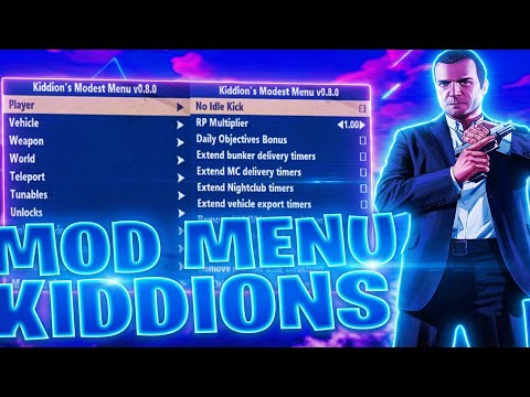 UPDATED GTA 5 Mod Menu PC 2026 Free Kiddions Cheat Money Hack Online Mods 