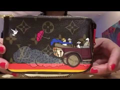 Louis Vuitton Unboxing ~ Mini Pochette Accessoires Evasion - YouTube