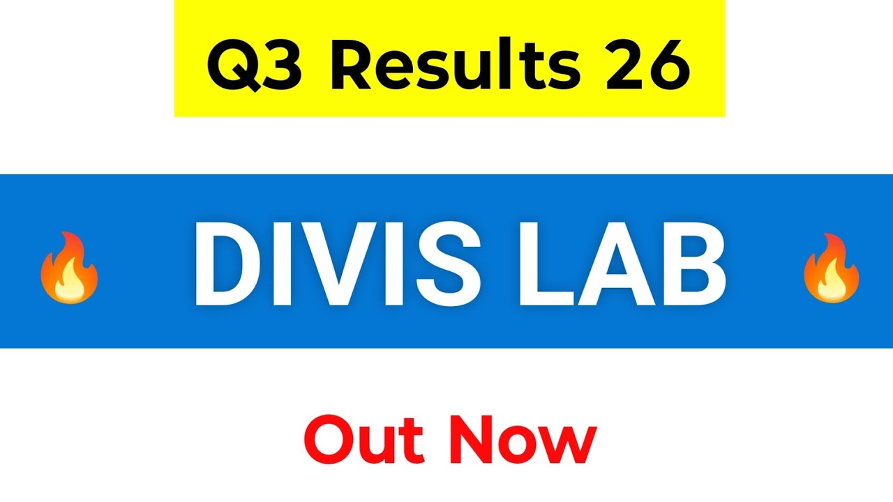 Divis Lab Q3 Results | Divis Lab Results Today | Divis Lab Share Latest News | Divis Lab