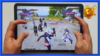 Oops😬 I joined THE DEATH LOBBY ☠️ iPad Air 4 Pubg Mobile 4 Finger Full Gyroscope screenshot 4
