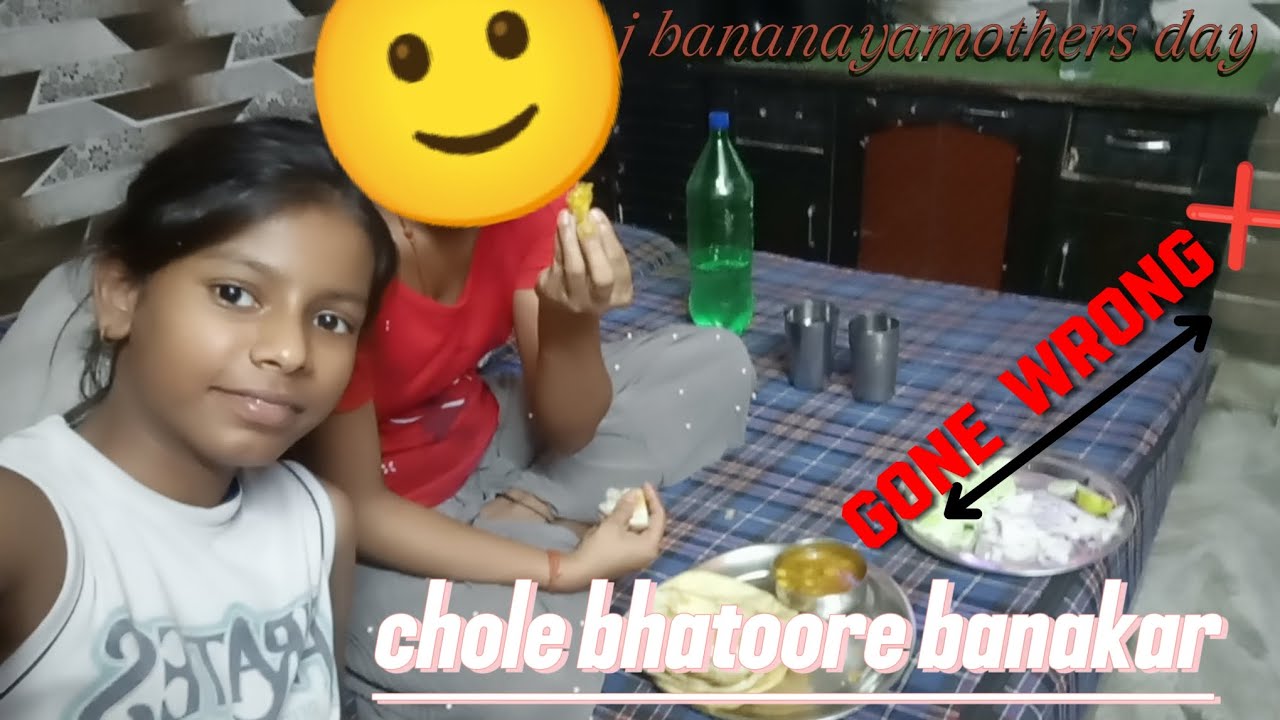 ajj banaye chole bhatoore gone wrong❌