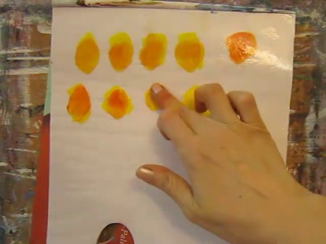 Оранжевый цвет. Смешиваем краски и получаем ЯРКИЙ оранжевый цвет