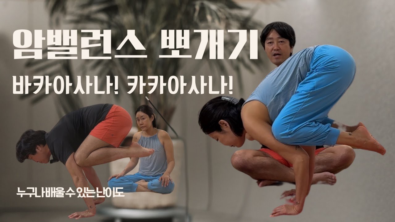 팔로 버티는 요가, 나도 할 수 있어요?! 바카아사나, 카카아사나 따라잡기!!