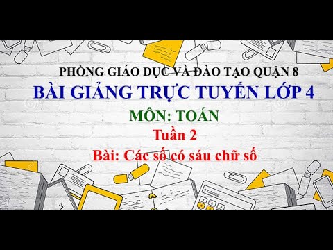 Các số có sáu chữ số