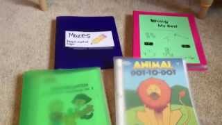 DIY preschool/kindergarten reusable workbooks!