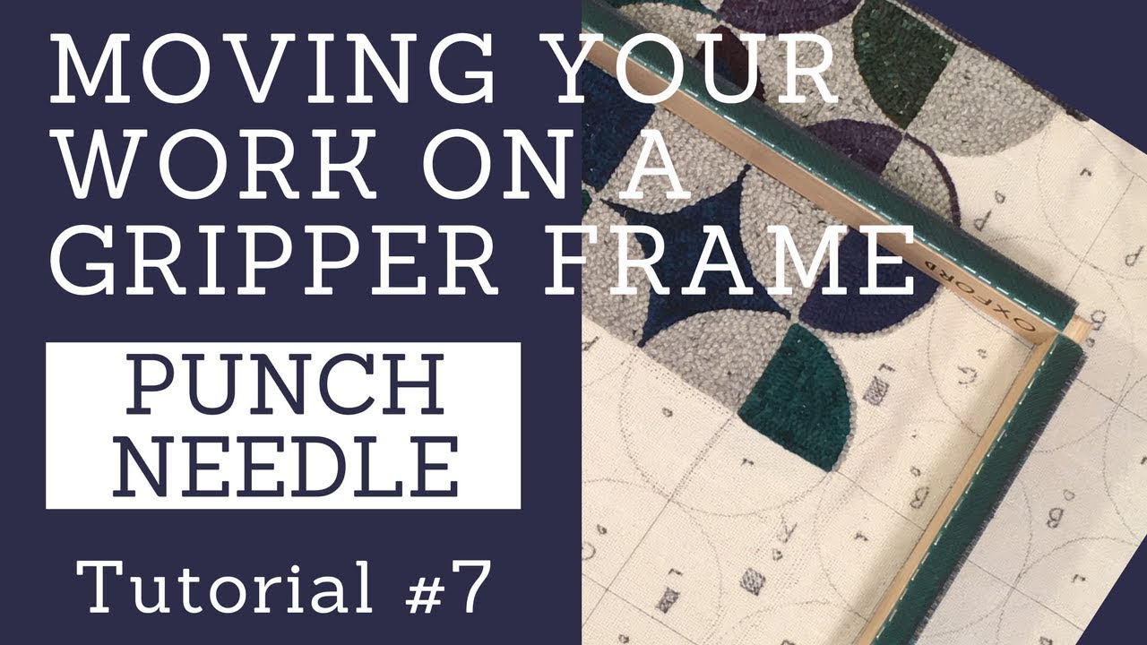 HOW TO make a GRIPPER STRIP FRAME for punch needle 