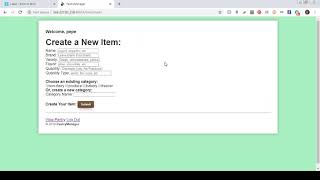 Sinatra Pantry Manager App Walkthrough
