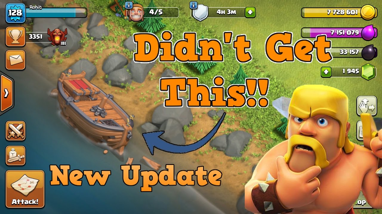 NEW Boat update COC | How to get boat on the base | Where its came from | .
