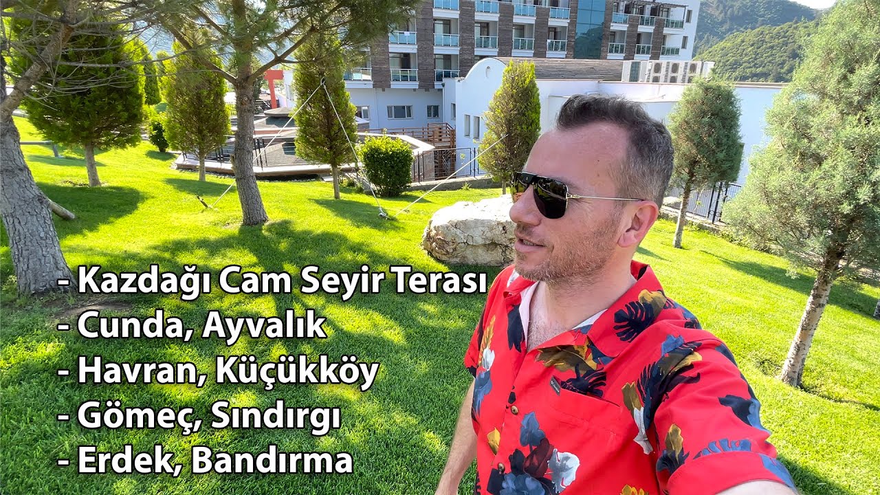 Balıkesir Gezim - Cam Seyir Terası, Cunda, Ayvalık, Gömeç, Erdek