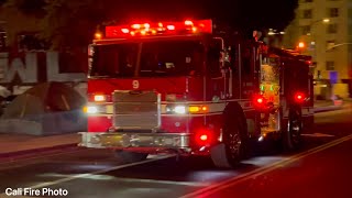 ( Reserve ) LAFD Engine 9 Responding X2