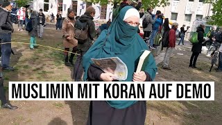 02 05 Muslimin Mit Koran Bei Nicht Ohne Uns Widerstand Rosa Luxemburg Platz Islam Ramadan Youtube