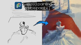 Painting process [[ ibis paint x ]] كيفية الرسم الرقمي screenshot 5