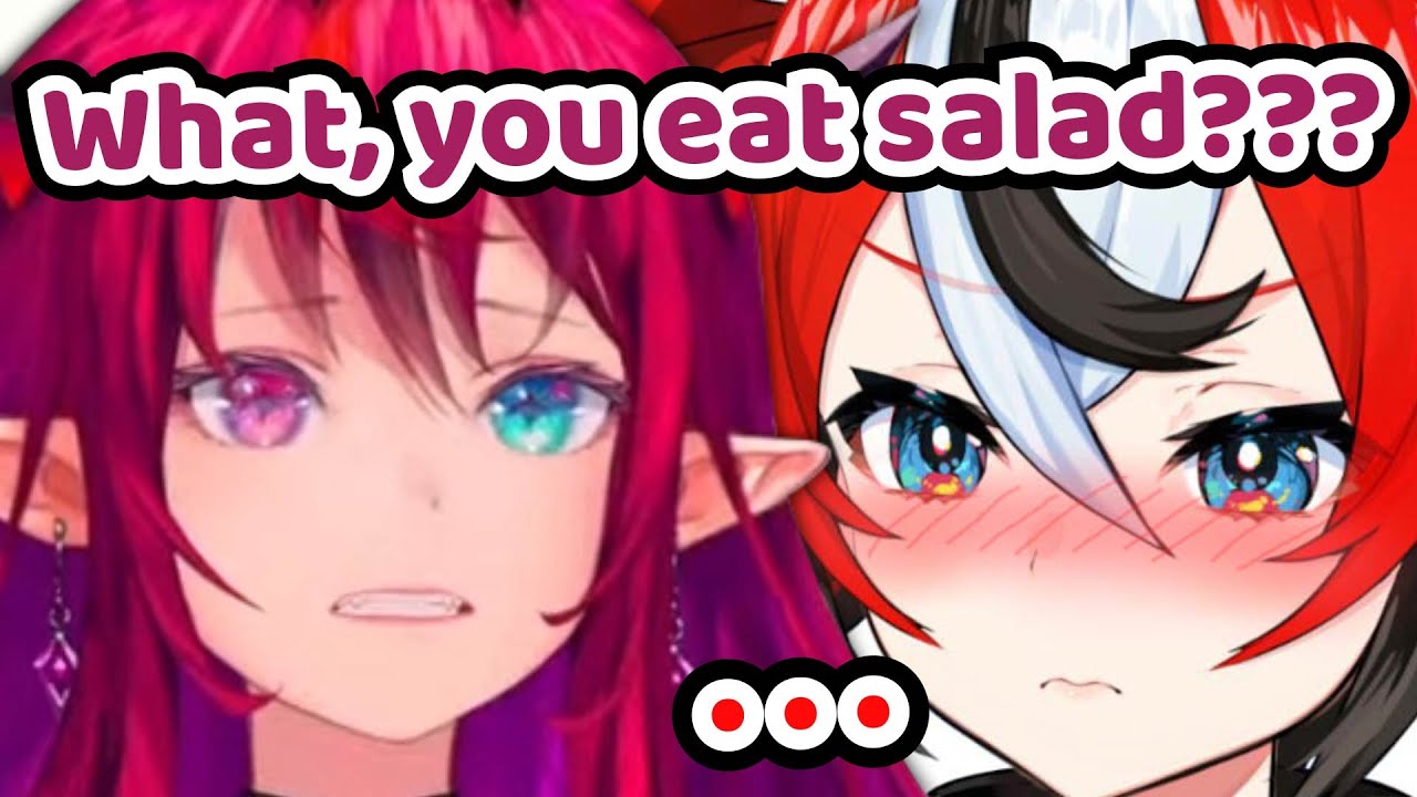 Irys Was Giving Bae So Much Shit For Eating Salad