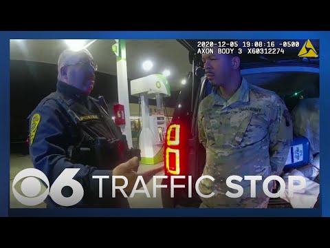 Officer speaks with U.S. Army second lieutenant Caron Nazario following Va. traffic stop Officer speaks with U.S. Army second lieutenant Caron Nazario following Va. traffic stop