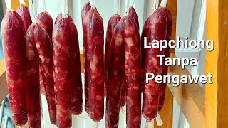 Chinese Pork Sausage - LAPCHIONG | Easy to Make, Can be Freezed | Chinese Sausage | Nael Onion