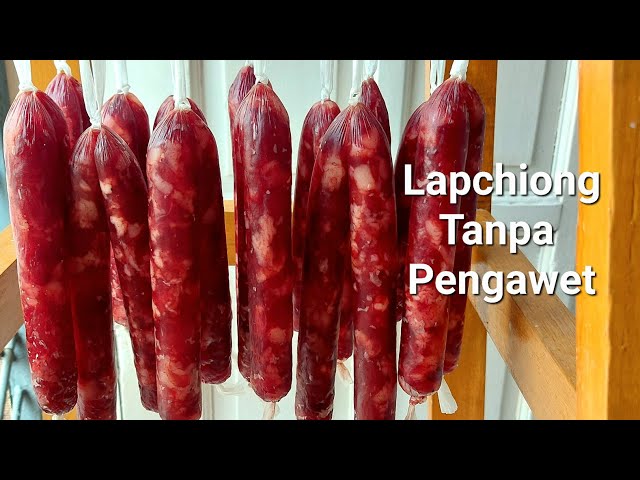 Sosis Babi Cina - LAPCHIONG | Mudah Bikinnya Bisa dibekukan | Chinese Sausage | Nael Onion class=