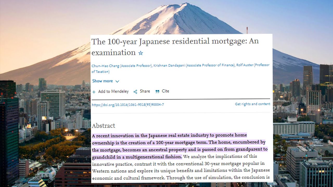 The 100-year mortgage