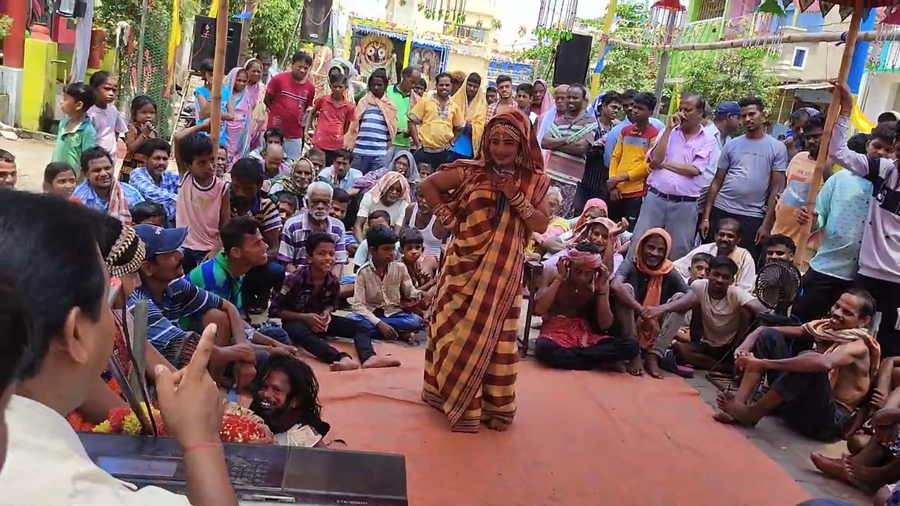 Bharata lila(Hinjilicut party)In Rangani sahi, famous shree Laxmi Nursingha Jatra-Famous Bana jatra4